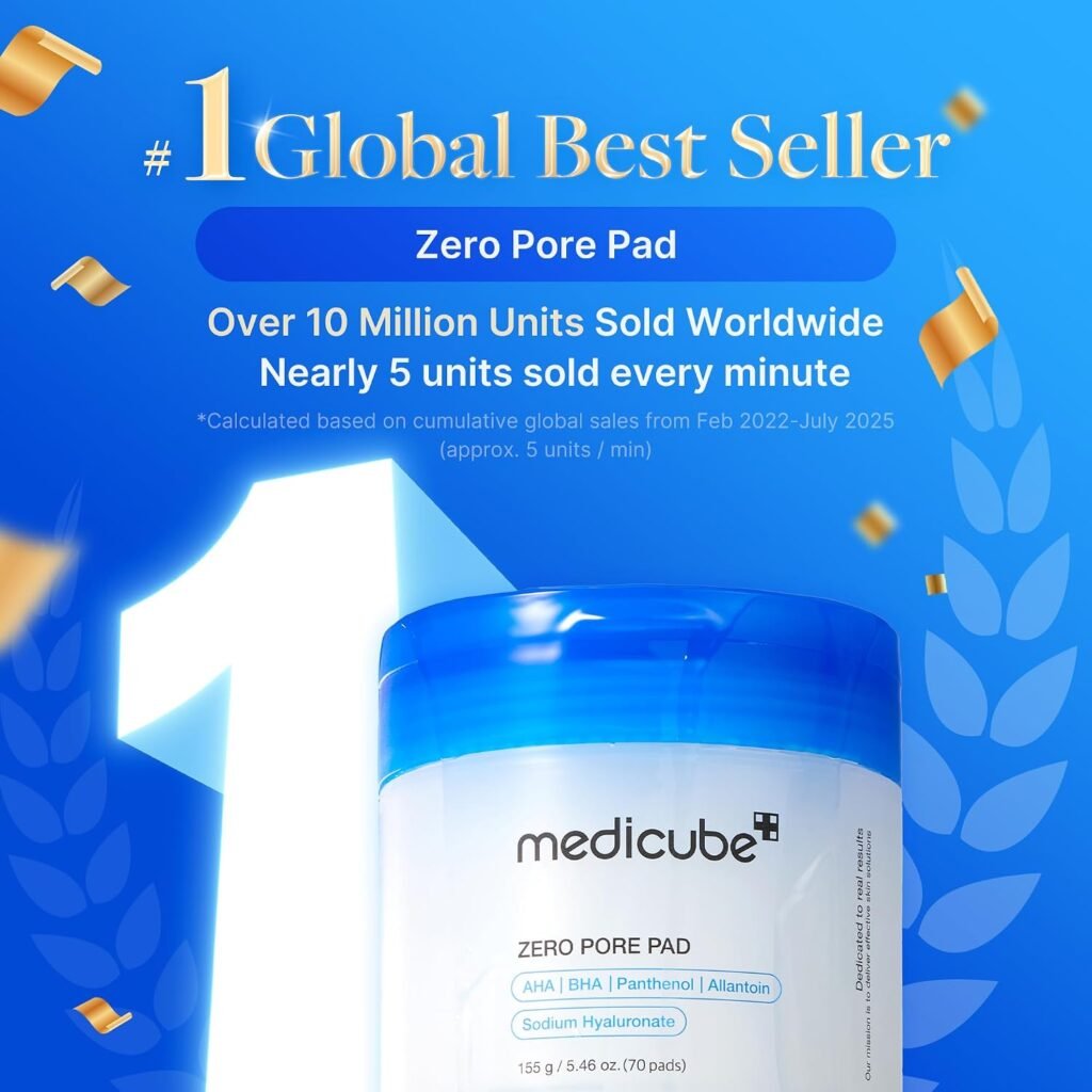 Medicube Zero Pore Pad Review: What You Should Know Medicube Zero Pore Pad 2.0 toner pads for pore and skin texture care