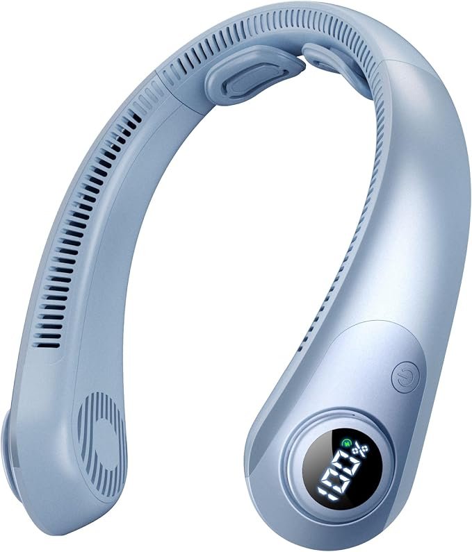CRISLEX Neck Fan - Bladeless 360° Cooler with LED Display